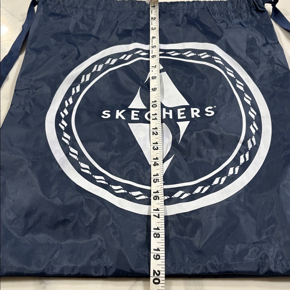 Skechers Blue Drawstring Backpack - image 3